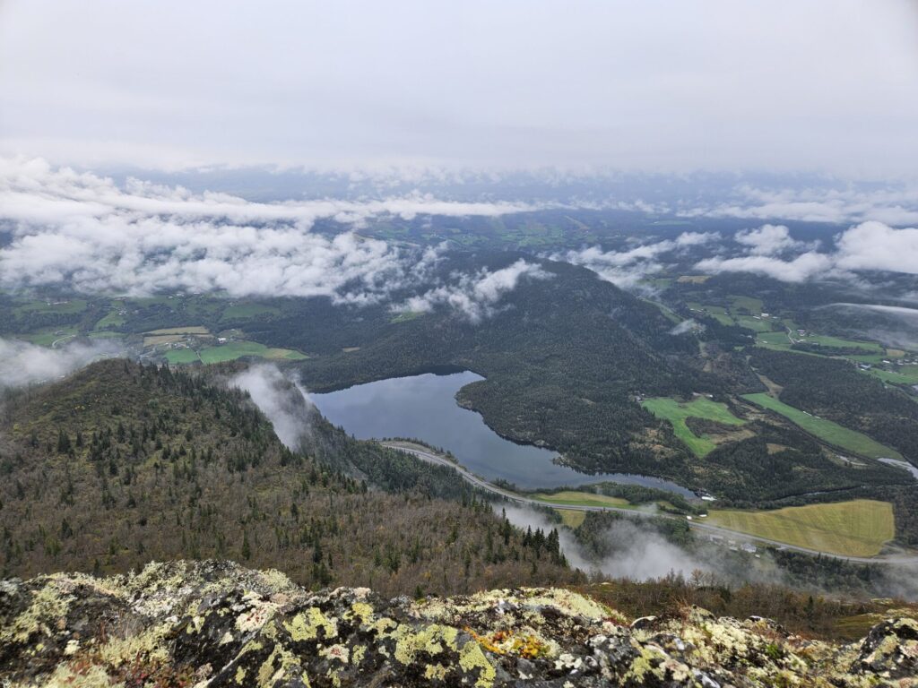 Utsikt fra Hugakøllen i Valdres